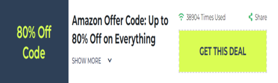 Amazon Show Coupon