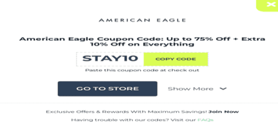 Copy American Eagle Coupon Code