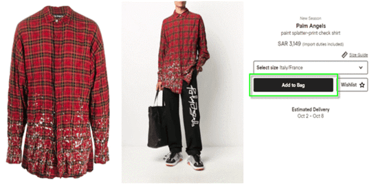Farfetch Cart
