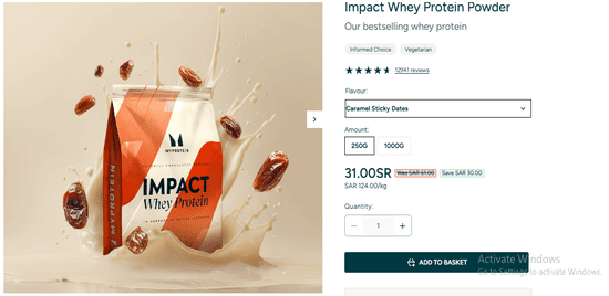 Myprotein Cart