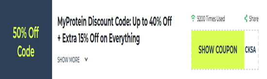 Check Myprotein Code
