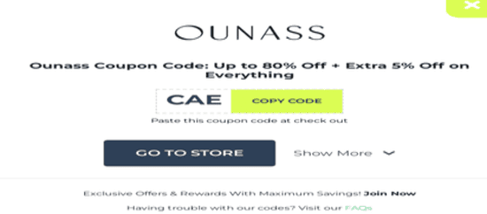 Copy Ounass Coupon