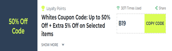Check Whites Code